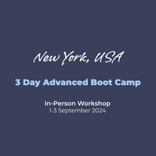 Load image into Gallery viewer, NEW YORK 3 Day Advanced Boot Camp 1-3 September 2024