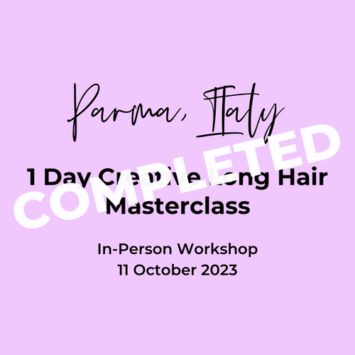 Parma, Italy 1 Day Creative Long Hair Styling Masterclass 11 October 2023