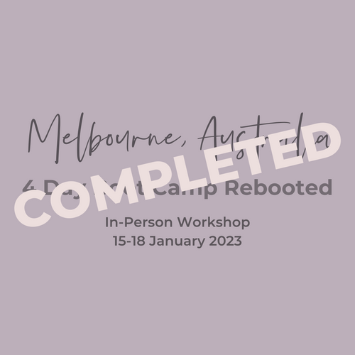 MELBOURNE 4 Day Boot Camp Rebooted Long Hair Workshop 15-18 January 2023
